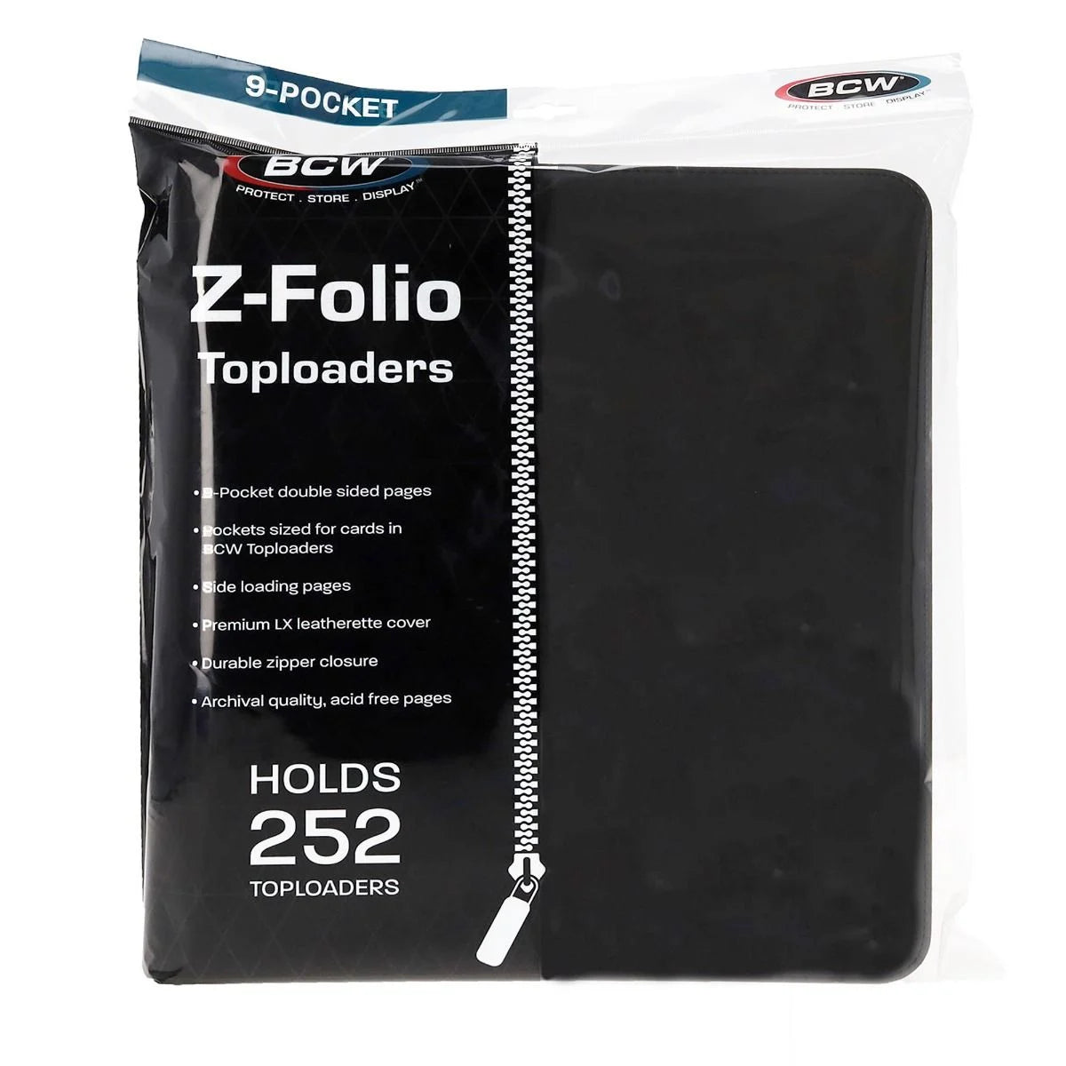 BCW: Z-Folio LX Album: 9-Pocket Toploader Binder