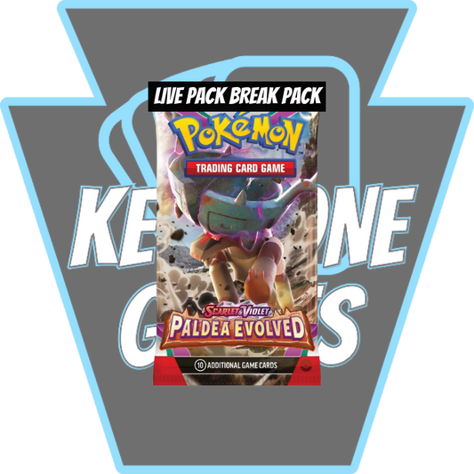 Keystone Live Pack Break Pack: Pokémon TCG: Paldea Evolved