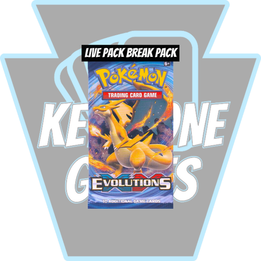 Keystone Live Pack Break Pack: Pokémon TCG: XY Evolutions