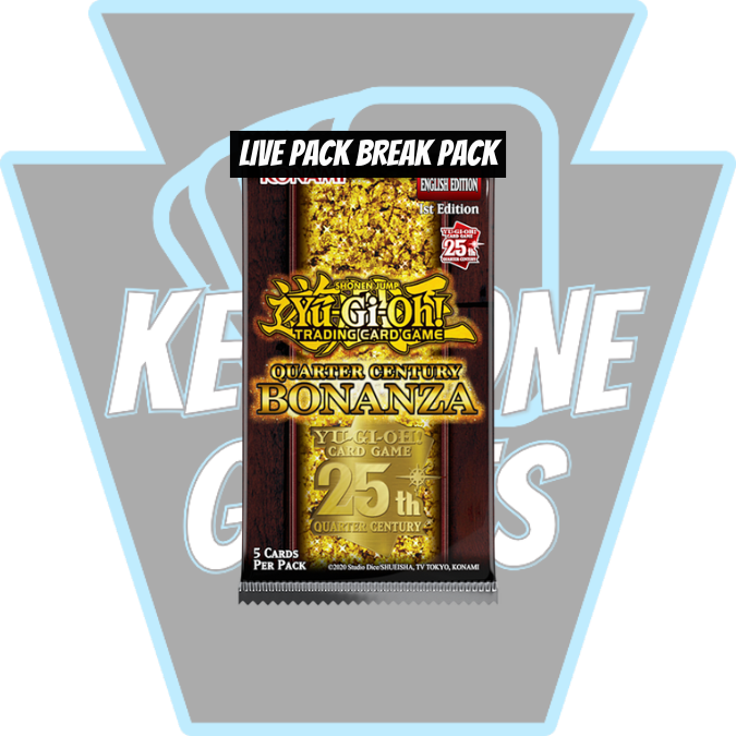 Keystone Live Pack Break Pack: Yu-Gi-Oh!: Quarter Century Bonanza