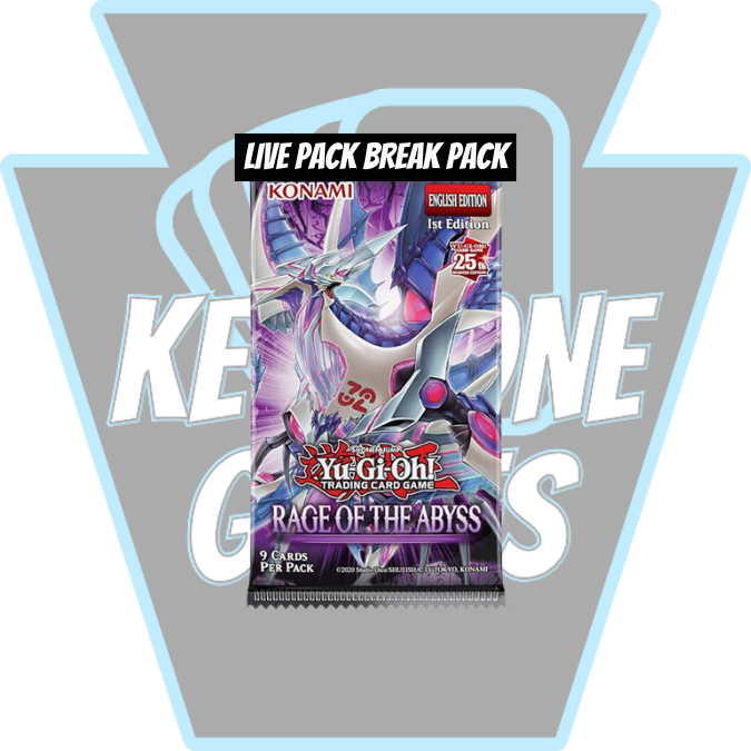 Keystone Live Pack Break Pack: Yu-Gi-Oh!: Rage of the Abyss