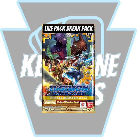 Keystone Live Pack Break Pack: Digimon: Special Booster 2.0