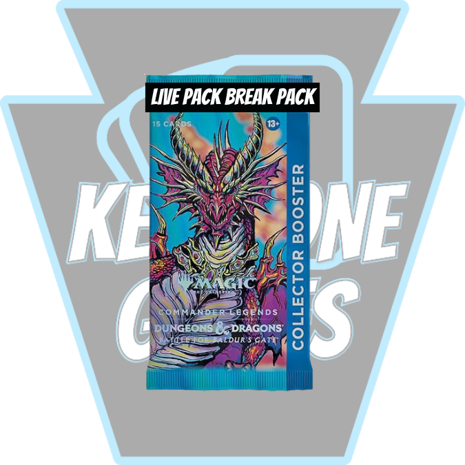 Keystone Live Pack Break Pack: MTG: Commander Legends Battle for Balldur's Gate Collector Booster