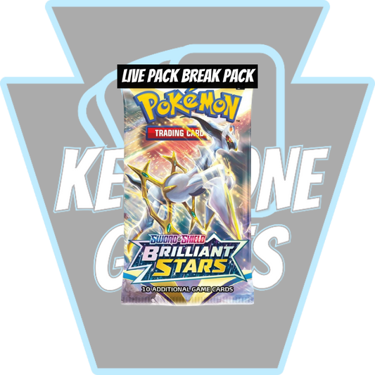 Keystone Live Pack Break Pack: Pokémon TCG: Brilliant Stars