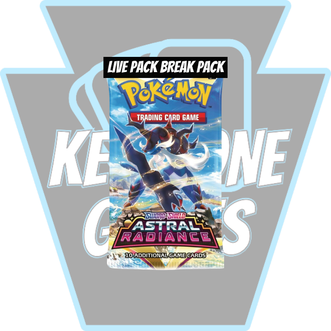 Keystone Live Pack Break Pack: Pokémon TCG: Astral Radiance