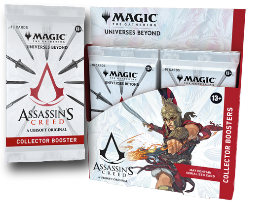 Magic The Gathering: Universes Beyond: Assassin's Creed: Collector Booster Disp