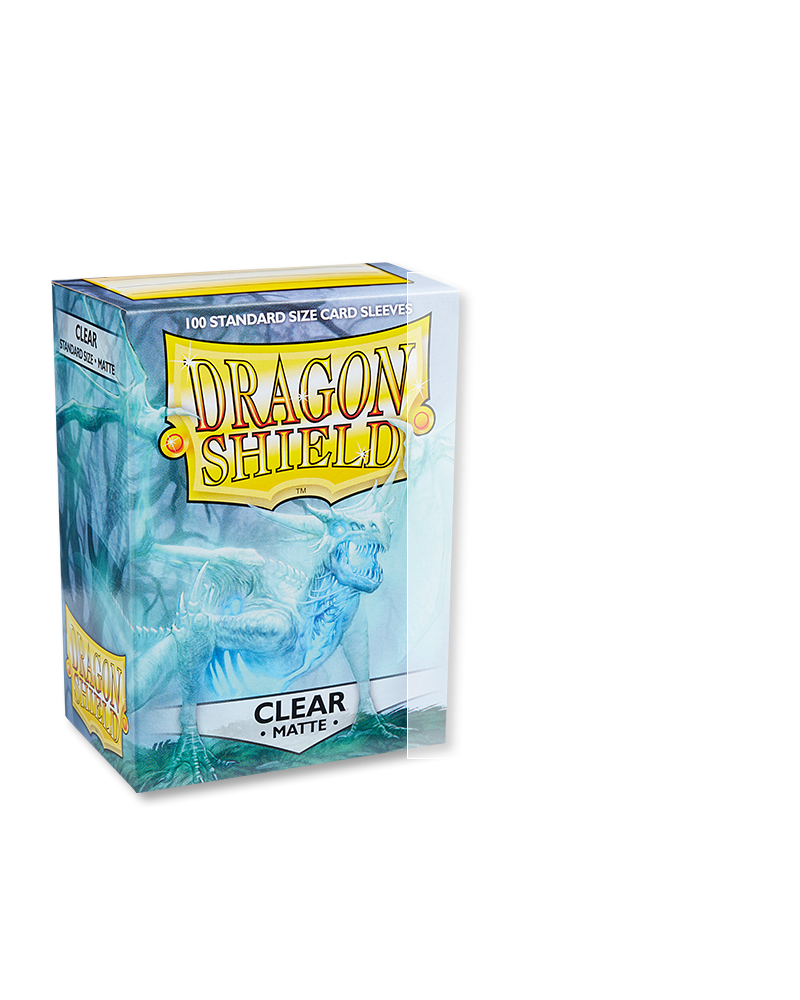 Dragon Shield: Standard-Size Matte Sleeves: Clear