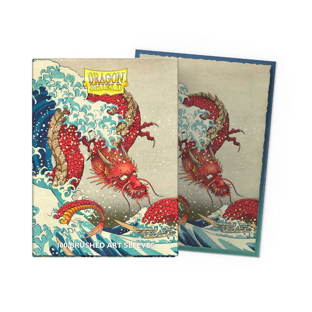 Dragon Shield: Standard Size Limited Edition Brushed Art Sleeves: The Great Wave