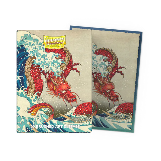 Dragon Shield: Standard Size Limited Edition Brushed Art Sleeves: The Great Wave