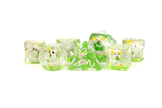 Metallic Dice Games: 16mm 7-Die Set: Koala Dice