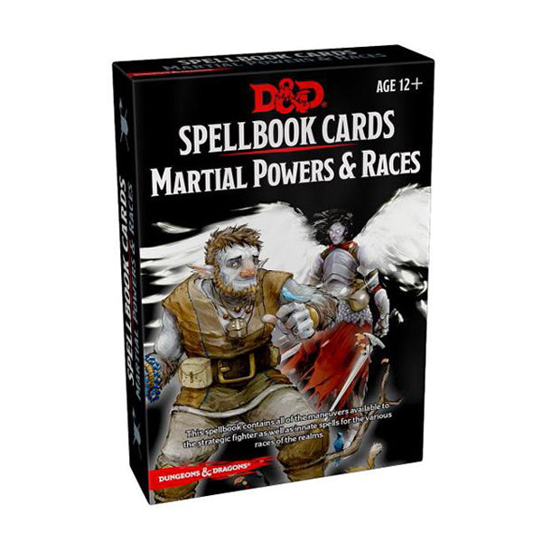 Dungeons & Dragons: 5E: Spellbook Cards: Martial Powers & Races Deck