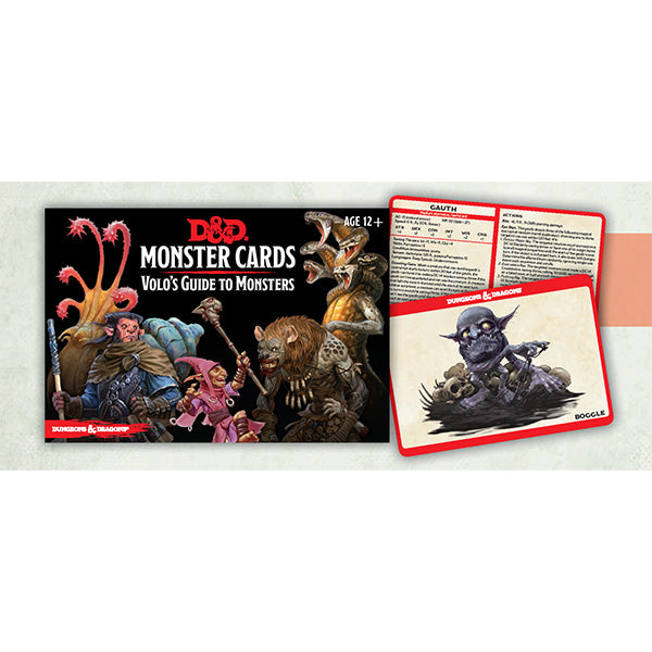 Dungeons & Dragons: 5E: Monster Cards: Volo's Guide to Monsters
