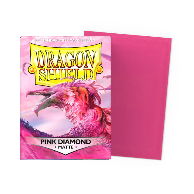 Dragon Shield: Matte Sleeves: Pink Diamond