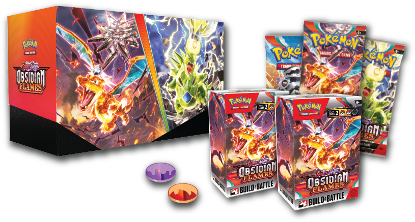 Pokémon TCG: Scarlet & Violet: Obsidian Flames Build & Battle Stadium