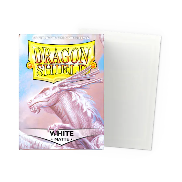 Dragon Shield: Matte Sleeves: White