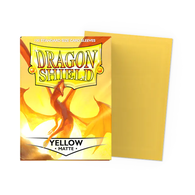 Dragon Shield: Matte Sleeves: Yellow