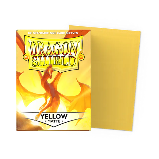 Dragon Shield: Matte Sleeves: Yellow